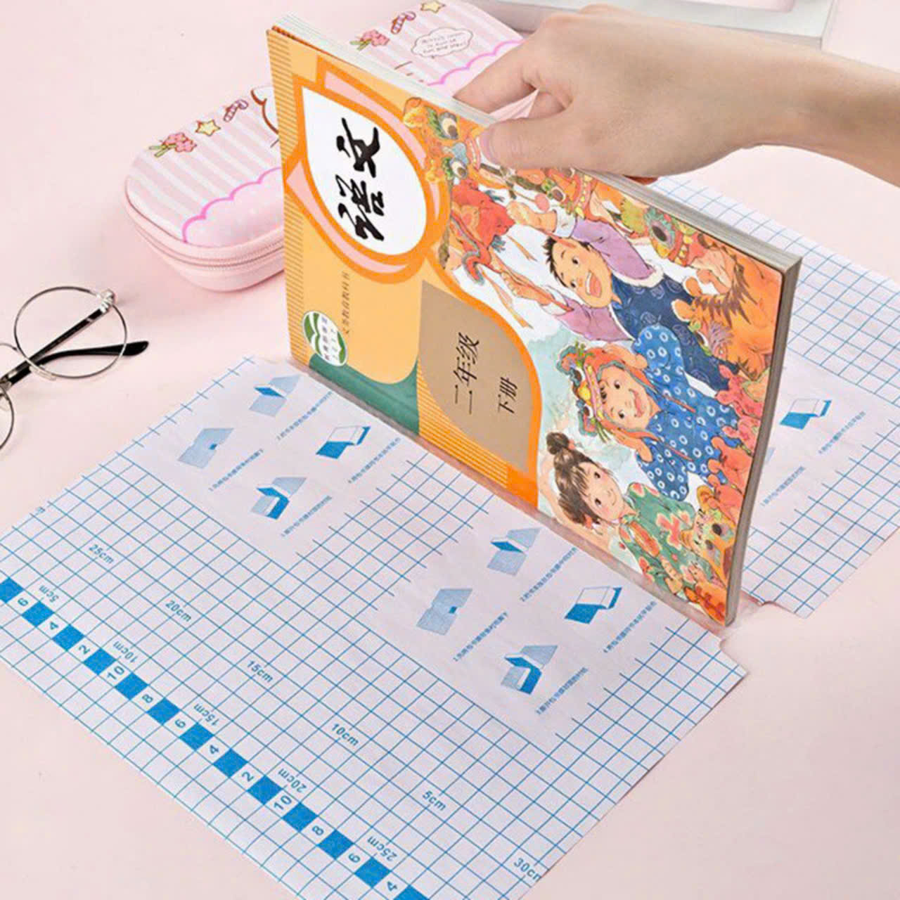 Set 10 Bọc Vở Decal bọc sách vở Size 30x43
