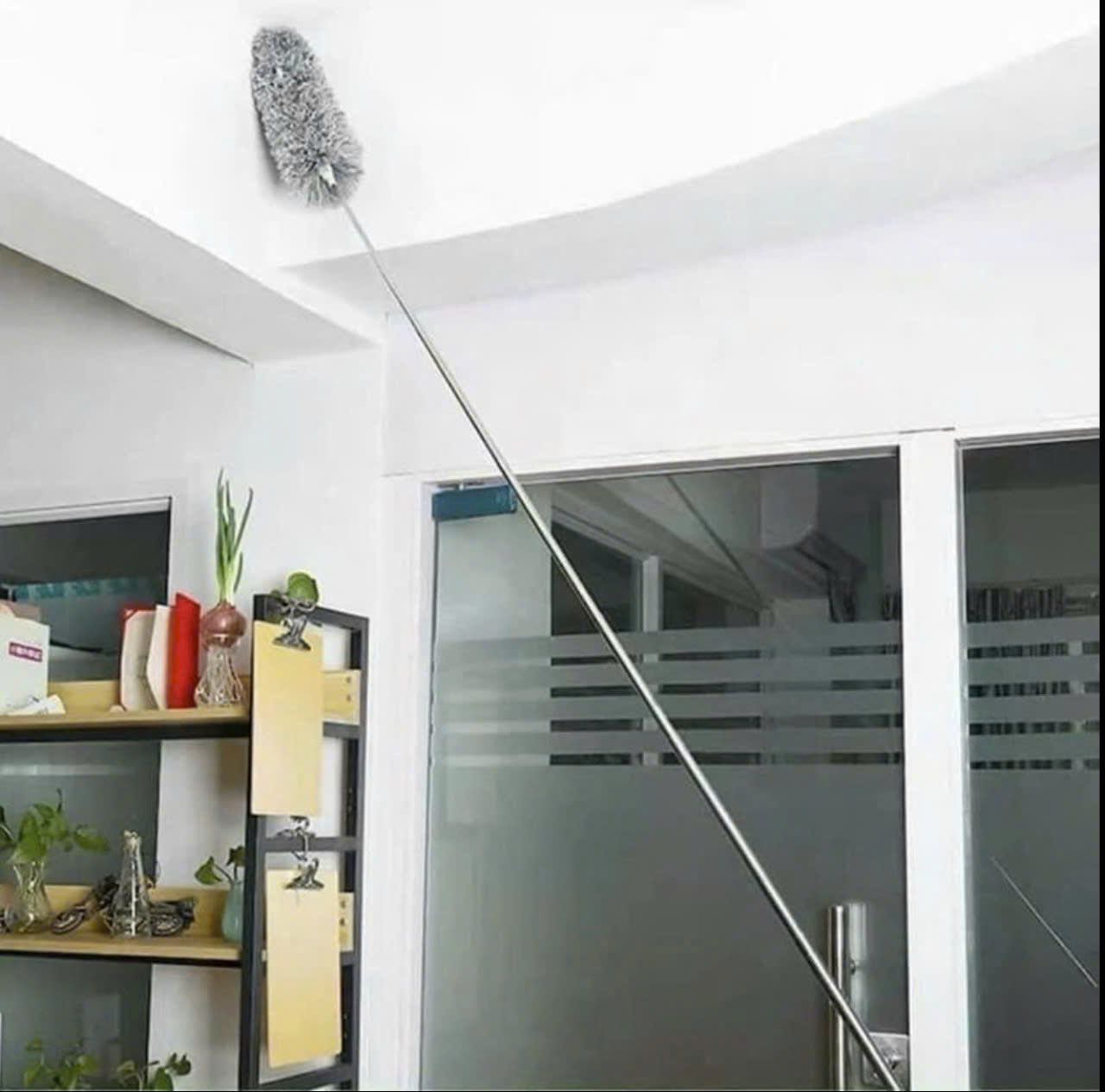 Chổi Quét Trần Nhà Đa Năng Gấp Gọn inox