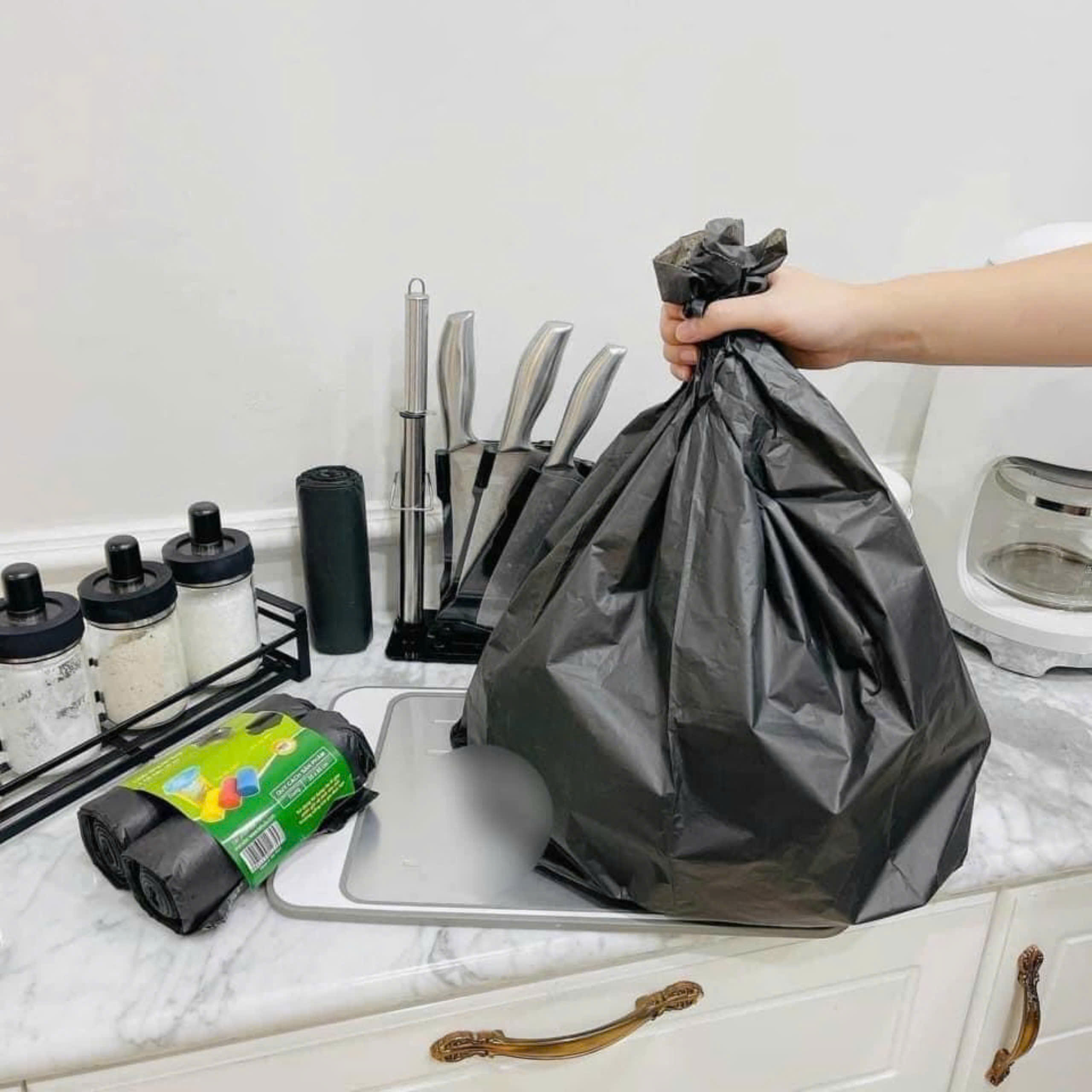 SET TÚI RÁC 3 CUỘN TỰ PHÂN HUỶ