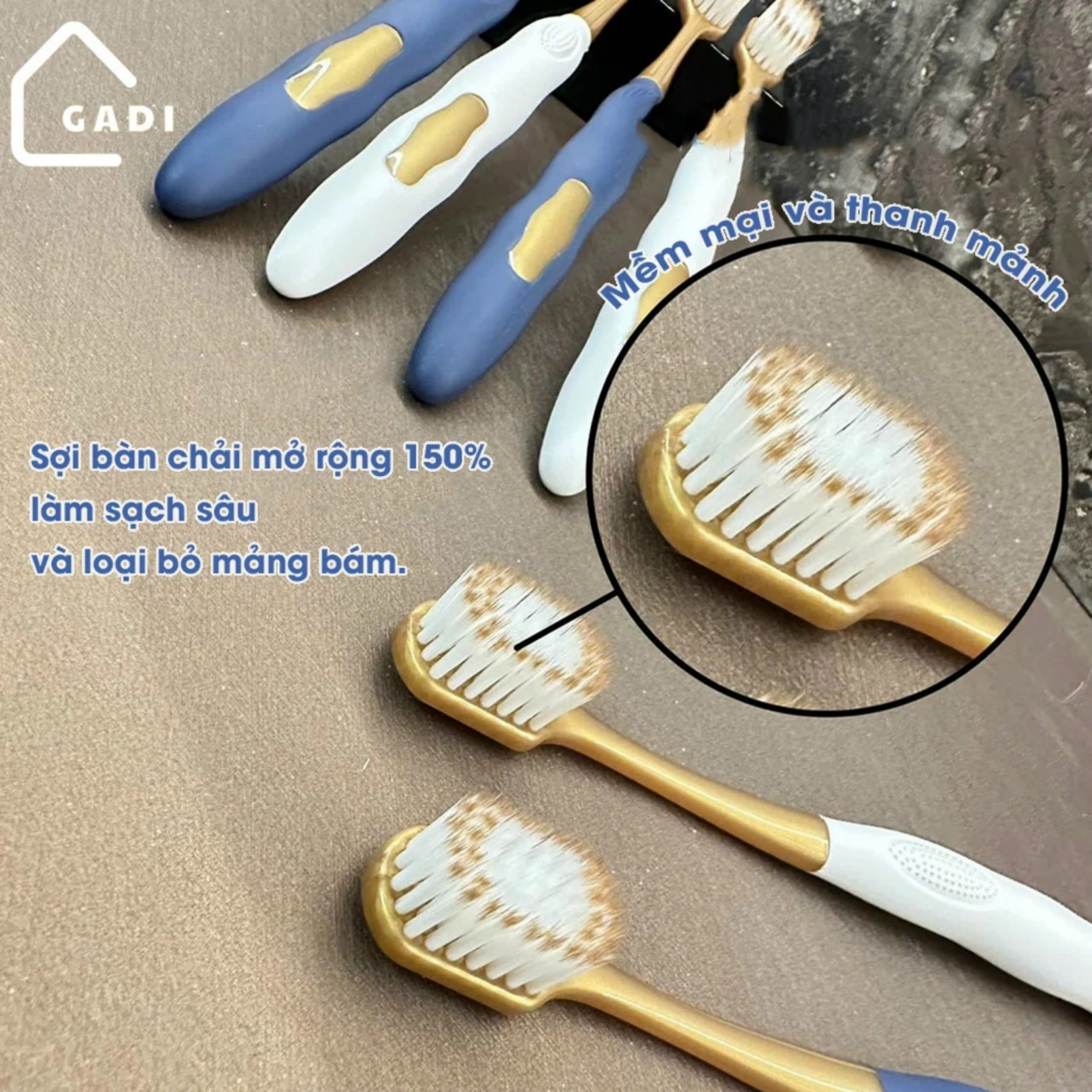 Set 6 Bàn Chải Đánh Răng Người Lớn Xuất Nhật