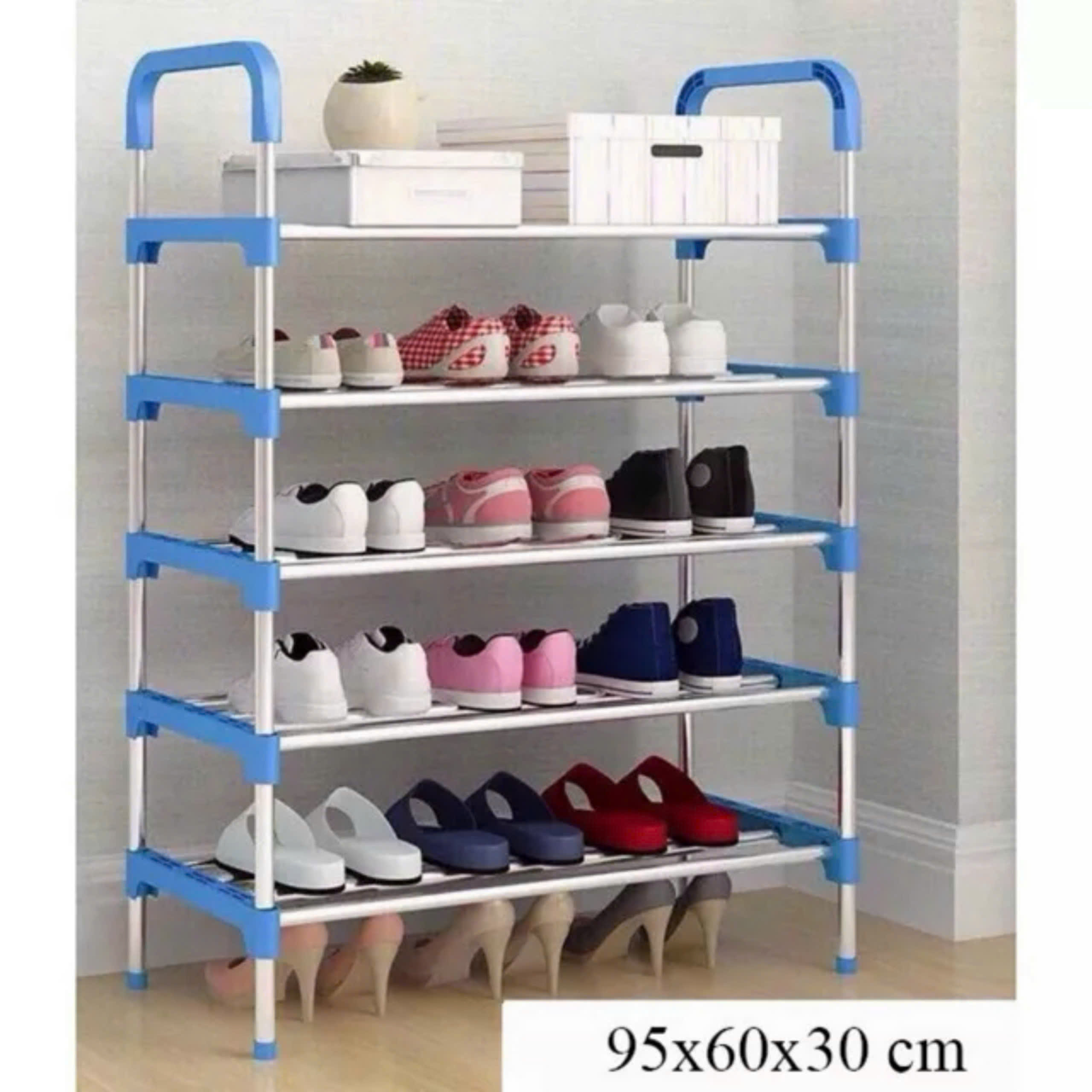 KỆ GIÀY DÉP INOX 5 TẦNG