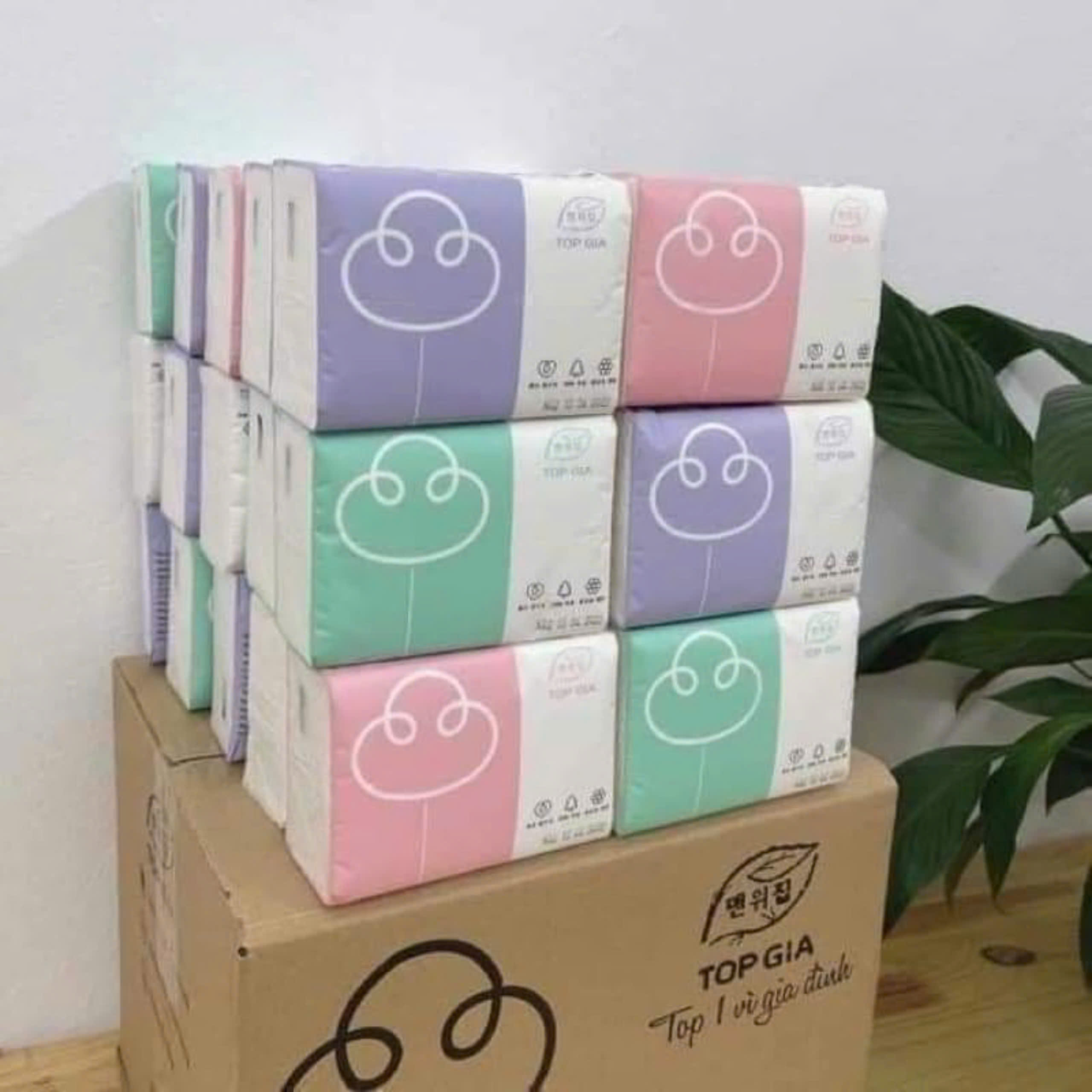 THÙNG 16 GÓI GIẤY ĂN TOPGIA