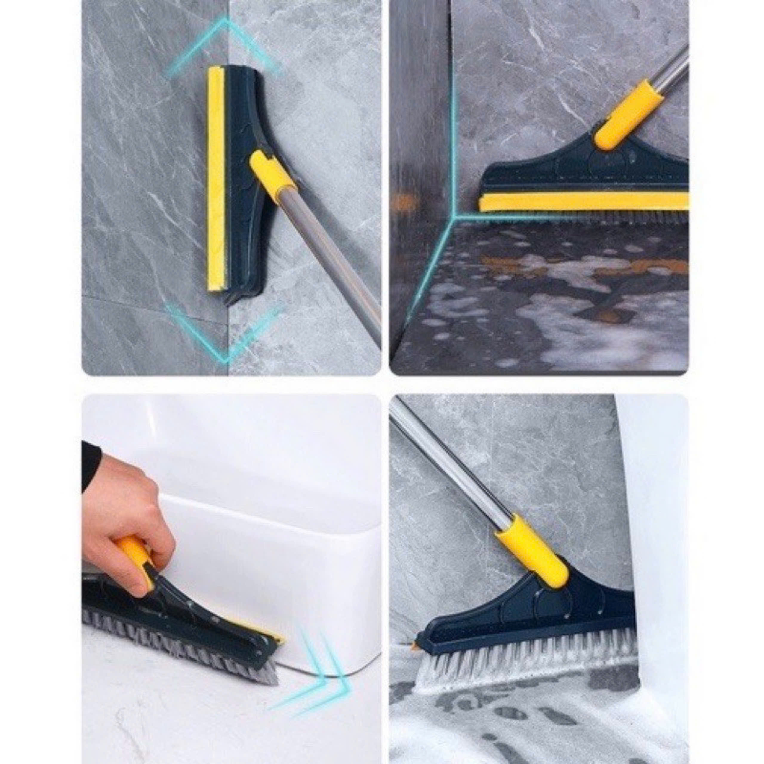 Chổi Chà Sàn Nhà Tắm, Nhà Vệ Sinh 2 in 1