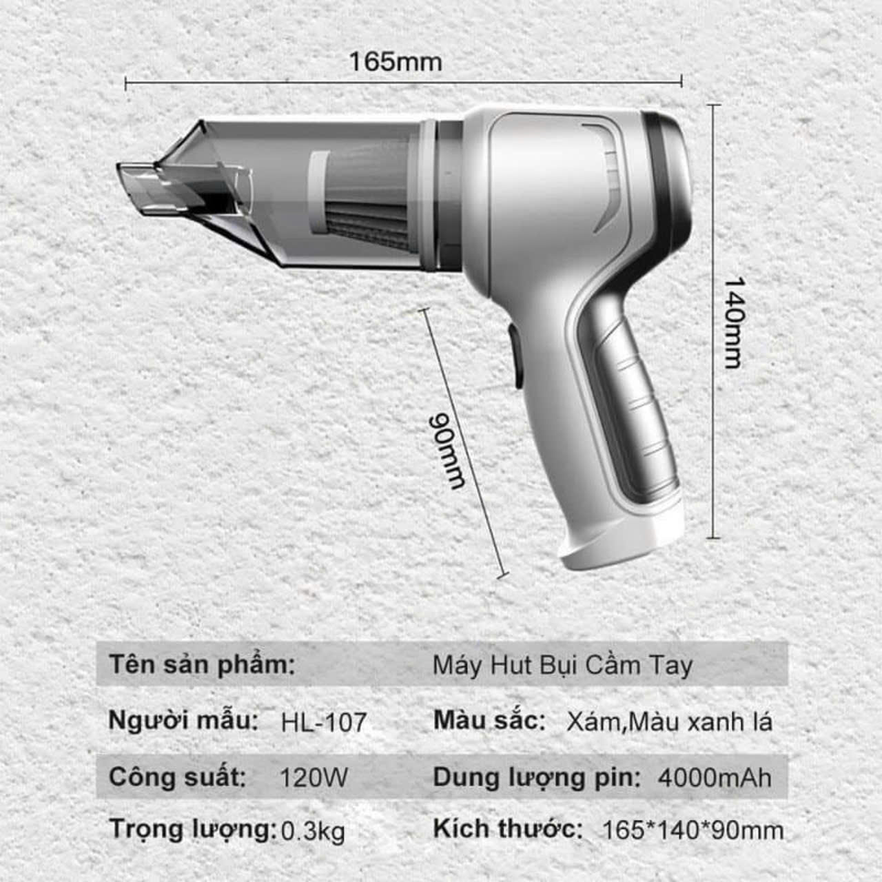 MÁY HÚT BỤI CẦM TAY KHÔNG DÂY NHẬT BẢN TAMASHIO