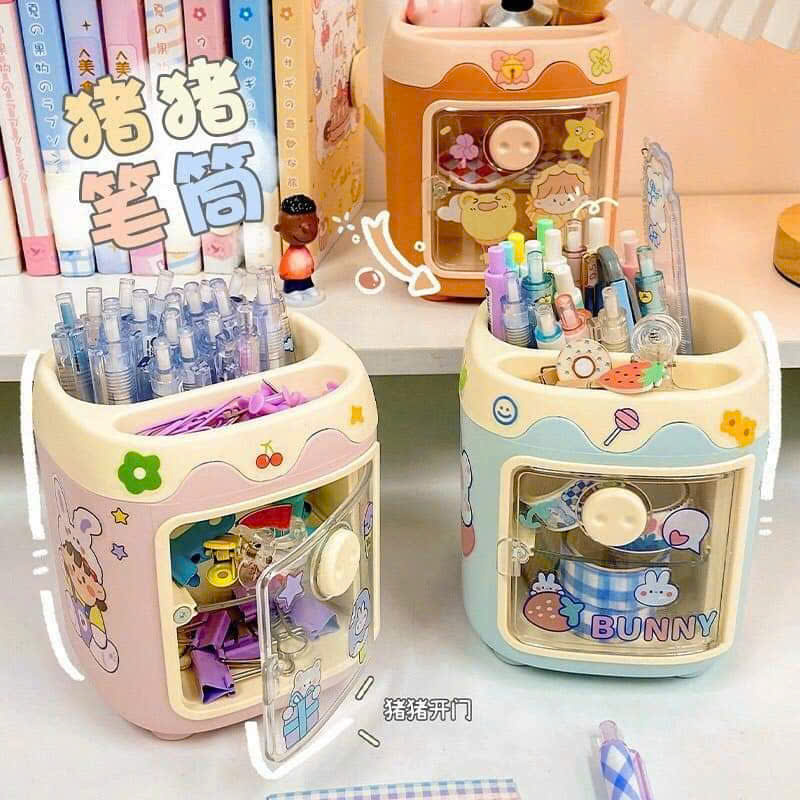 Ống đựng bút Mũi Heo nhiều ngăn