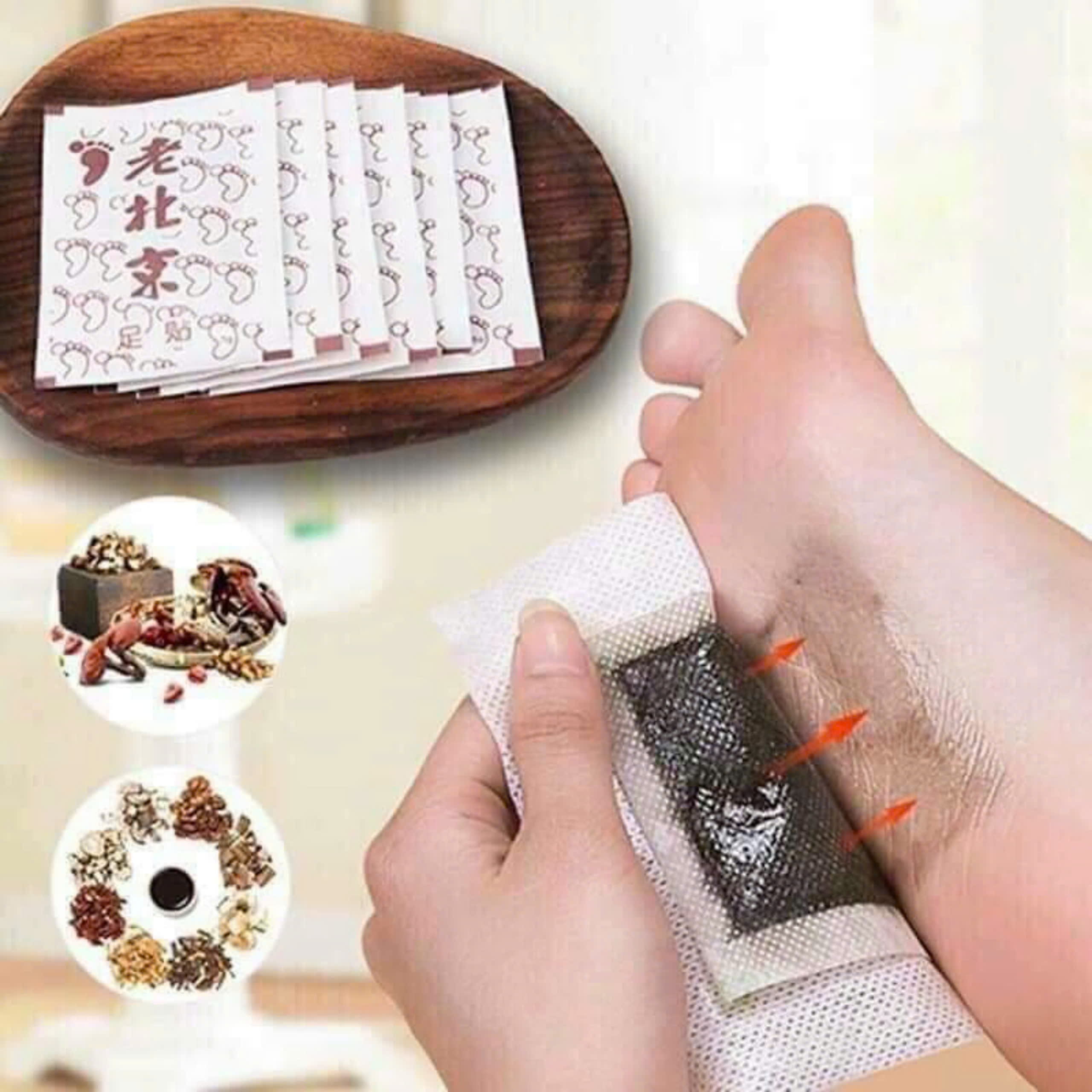 MIẾNG DÁN THẢI ĐỘC CHÂN Hộp 50 miếng