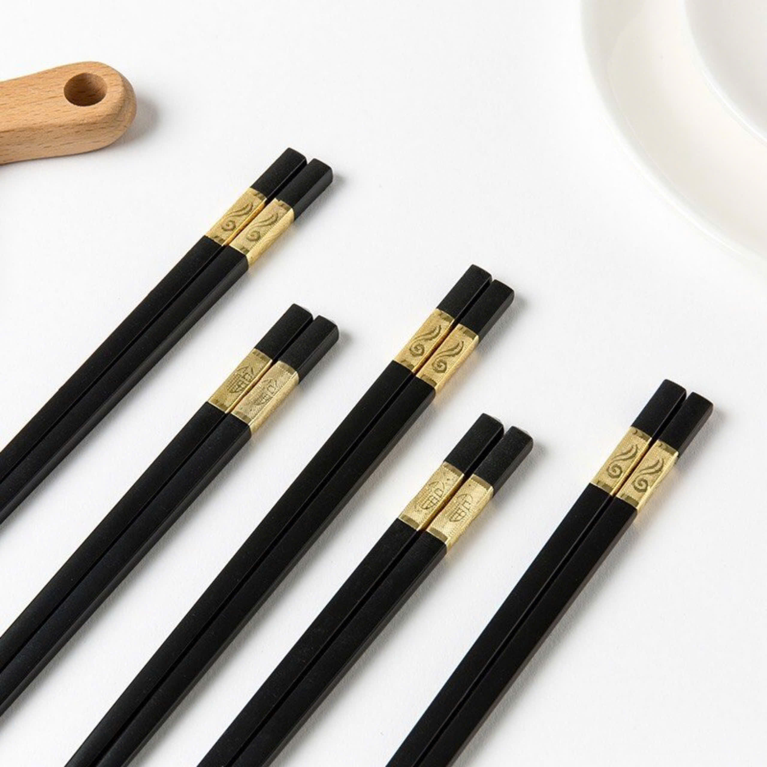 Set 10 Đôi Đũa Mạ Vàng