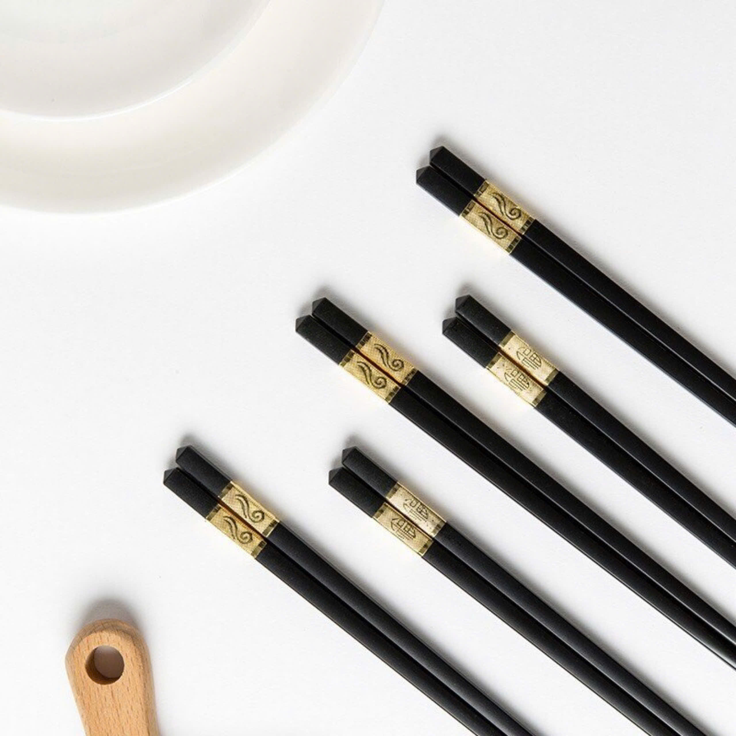 Set 10 Đôi Đũa Mạ Vàng