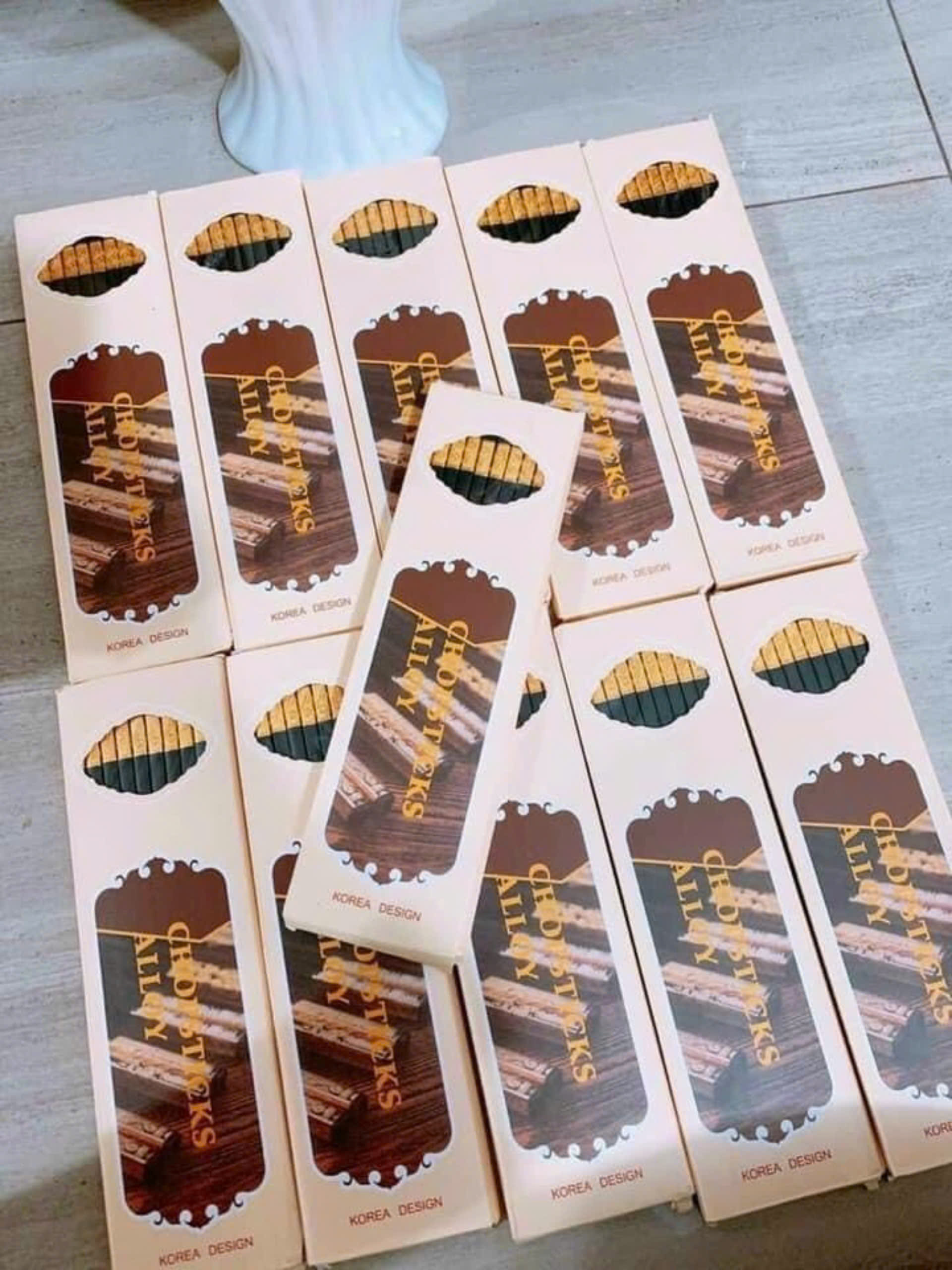 Set 10 Đôi Đũa Mạ Vàng