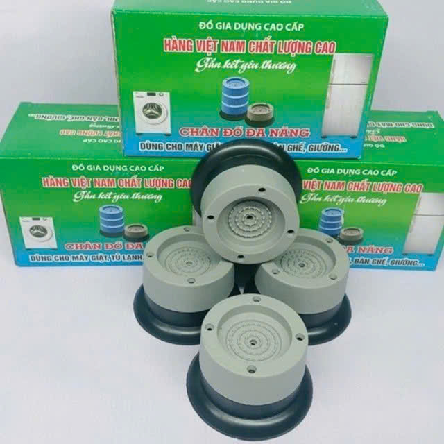 COMBO 4 chân đế kê MÁY GIẶT, CHỐNG RUNG