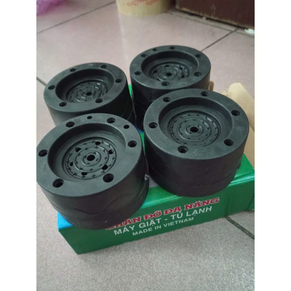 COMBO 4 chân đế kê MÁY GIẶT, CHỐNG RUNG