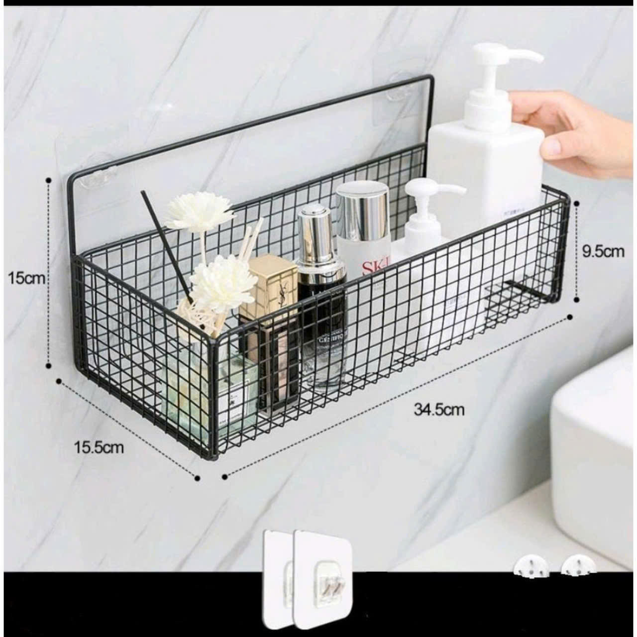 Kệ Lưới Nhà Tắm hình chữ Nhật
