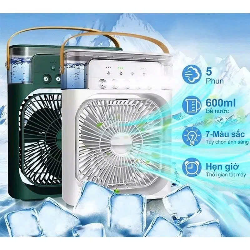 Quạt hơi nước , phun sương mini cắm điện