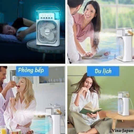 Quạt hơi nước , phun sương mini cắm điện