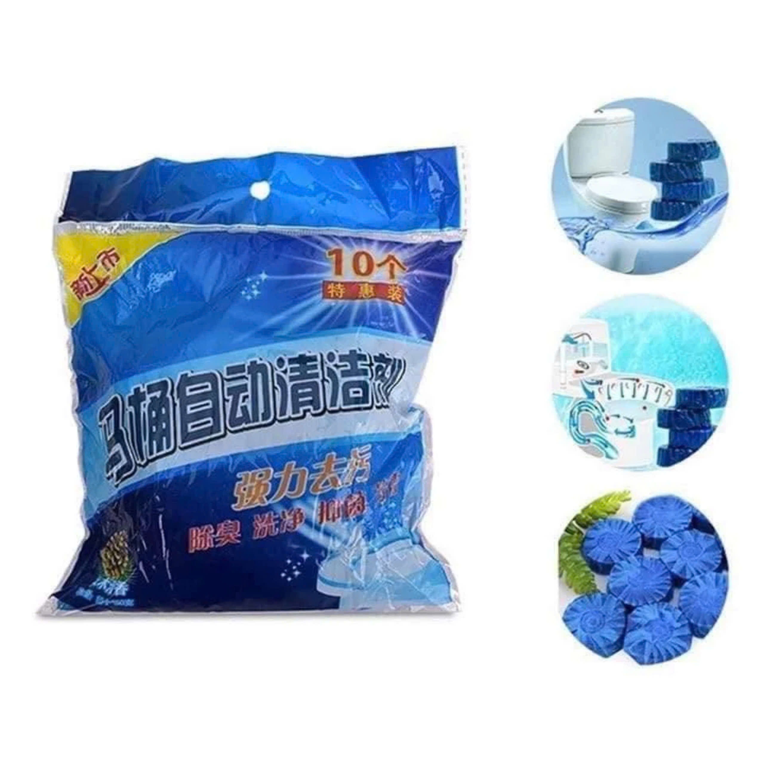 Combo 10 Viên Tẩy Bồn Cầu Siêu Sạch