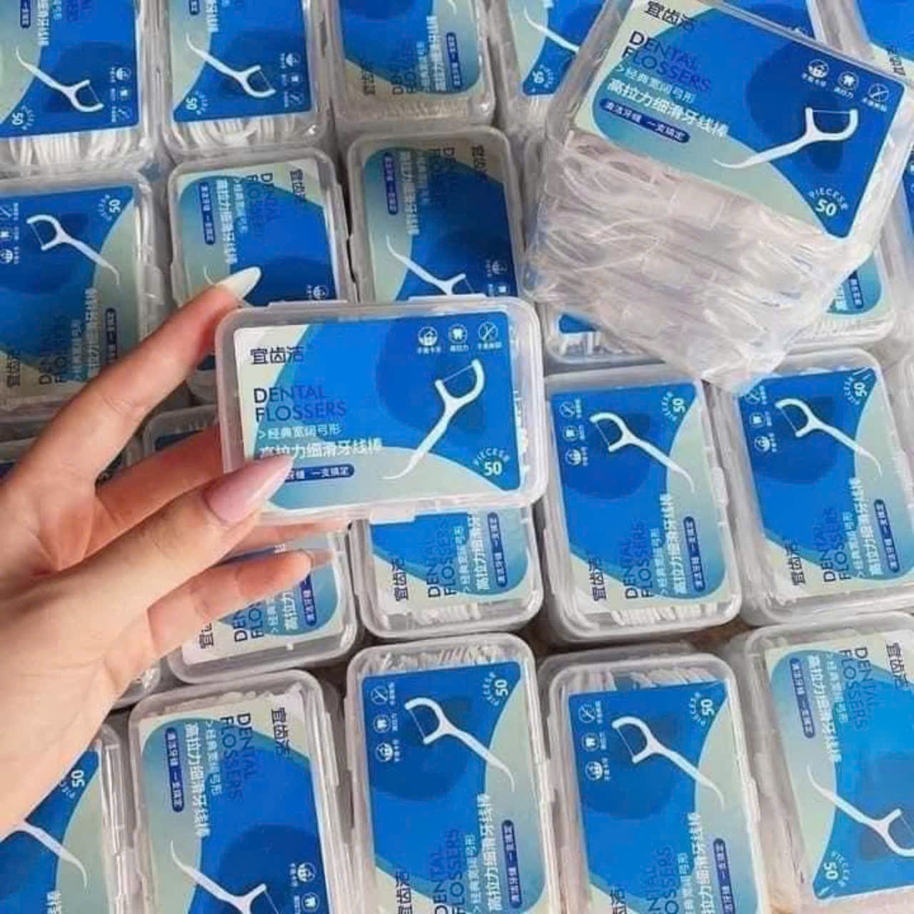 SET 3 TĂM CHỈ NHA KHOA - HỘP 50 CÁI