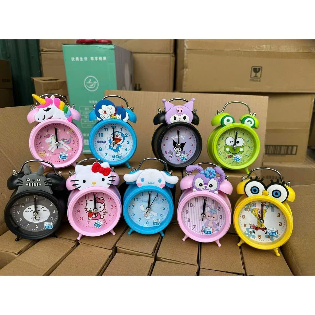 Đồng Hồ Báo Thức Hoạt Hình Cho Bé