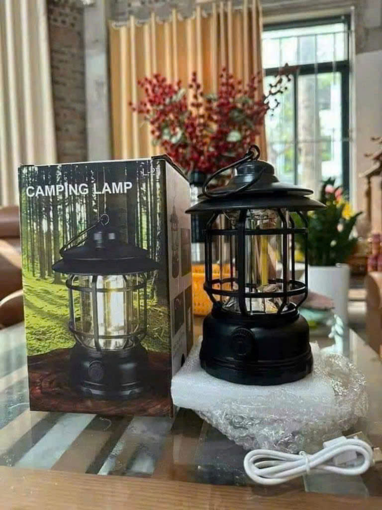 ĐÈN CẮM TRẠI , DÃ NGOẠI PHONG CÁCH CỔ ĐIỂN