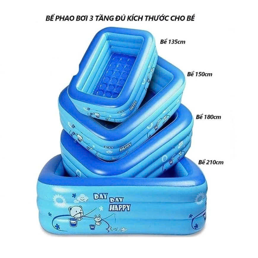 BỂ BƠI 3 TẦNG 1M3