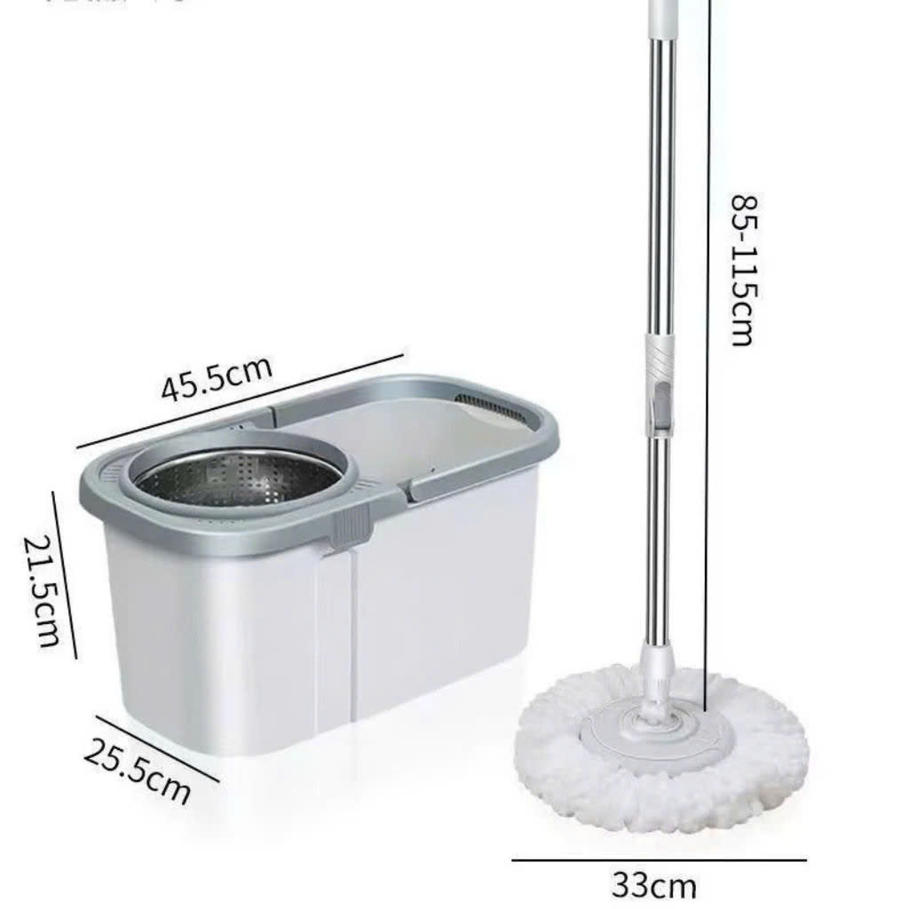 THÙNG LAU NHÀ XOAY 360 độ 8 Bông