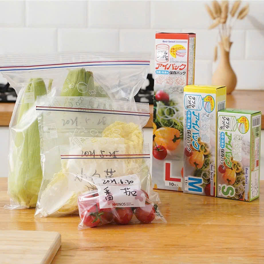 SET 3 TÚI ZIP ĐỰNG THỰC PHẨM CÓ KHÓA