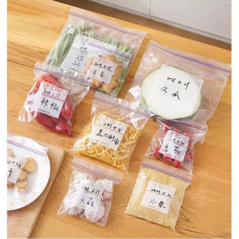 SET 3 TÚI ZIP ĐỰNG THỰC PHẨM CÓ KHÓA