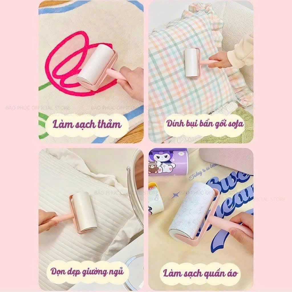 Cây lăn bụi tặng kèm + 6 lõi thay