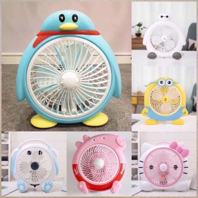 Quạt mini hình thú