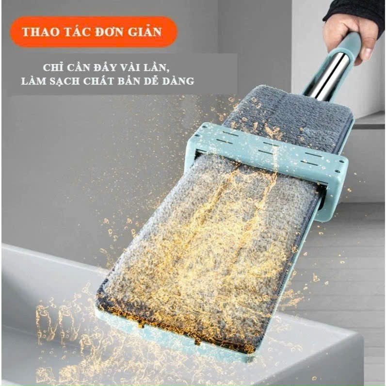 CÂY LAU NHÀ TỰ VẮT THÔNG MINH XOAY 360°