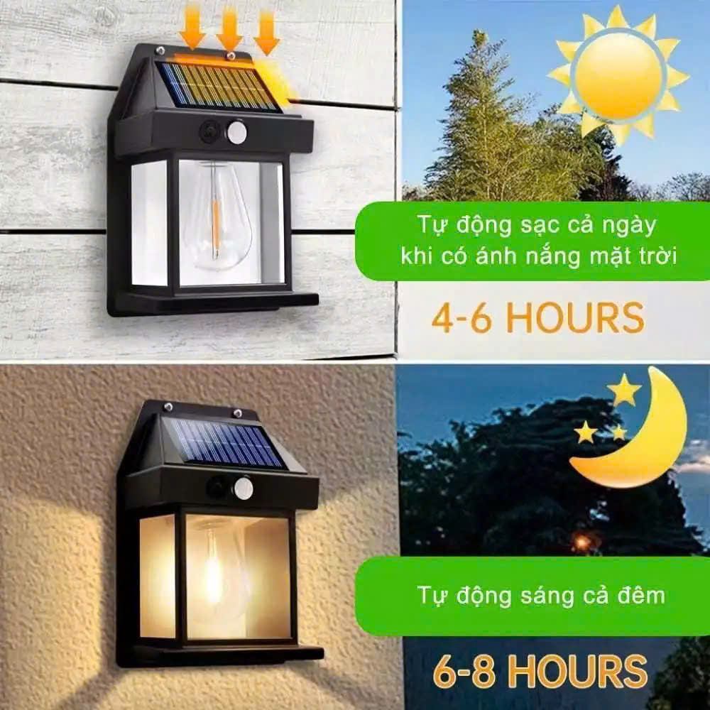 Đèn Năng Lượng Mặt Trời Cảm Biến Hồng Ngoại