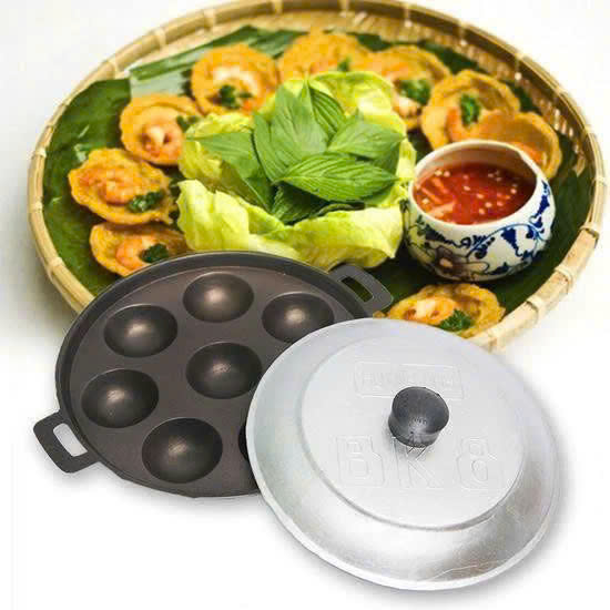 KHUÔN BÁNH KHỌT 8 lỗ chống dính