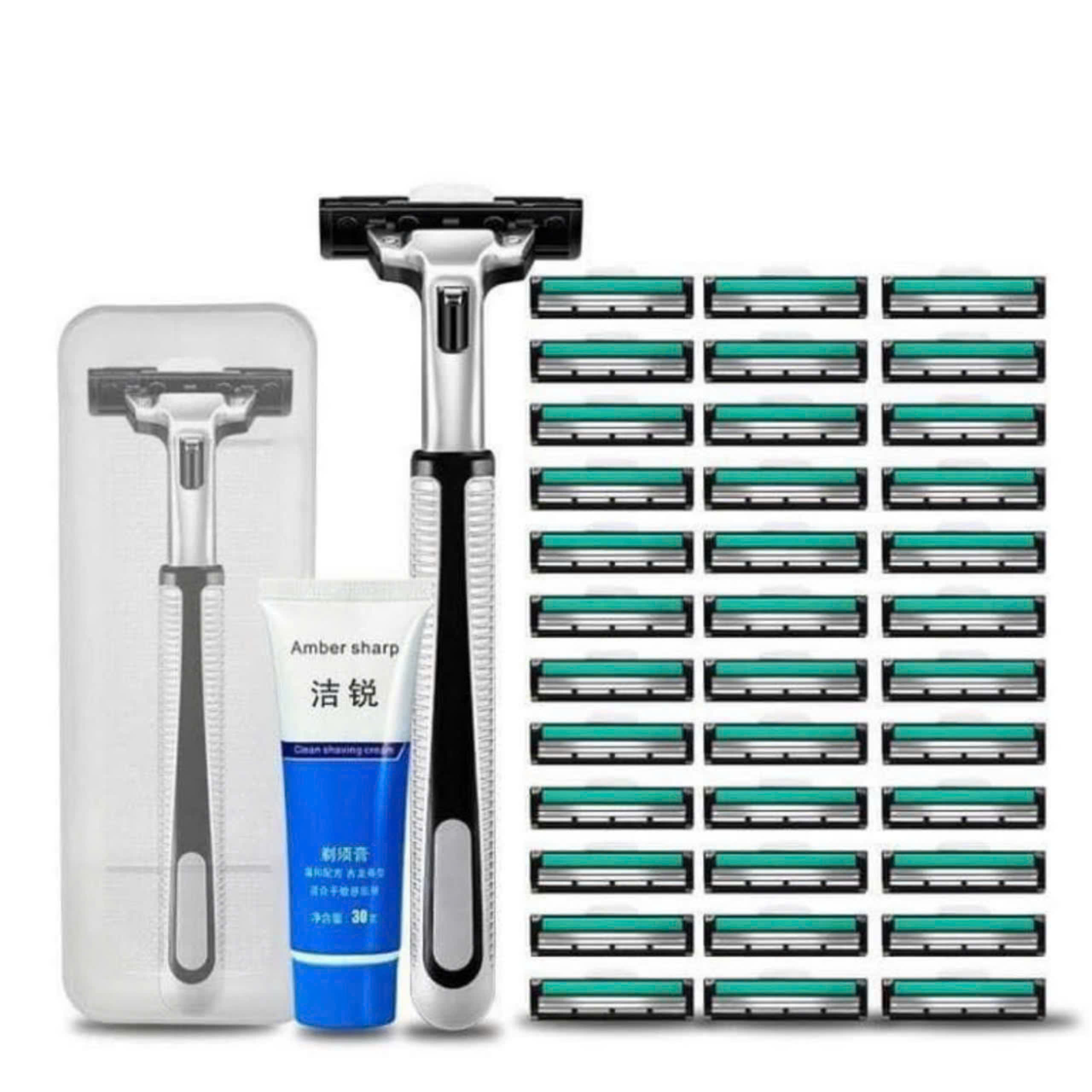 SÉT DAO CẠO RÂU+ 36 LƯỠI DAO