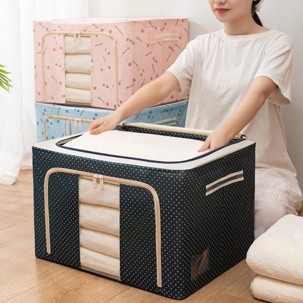 TÚI ĐỰNG CHĂN MỀN KHUNG THÉP CAO CẤP SIÊU HOT