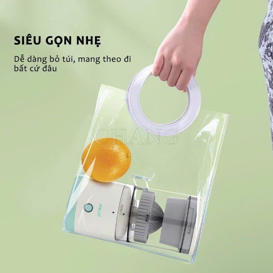 Máy vắt cam , ép trái cây nguyên trái sử dụng sạc USB tiện lợi