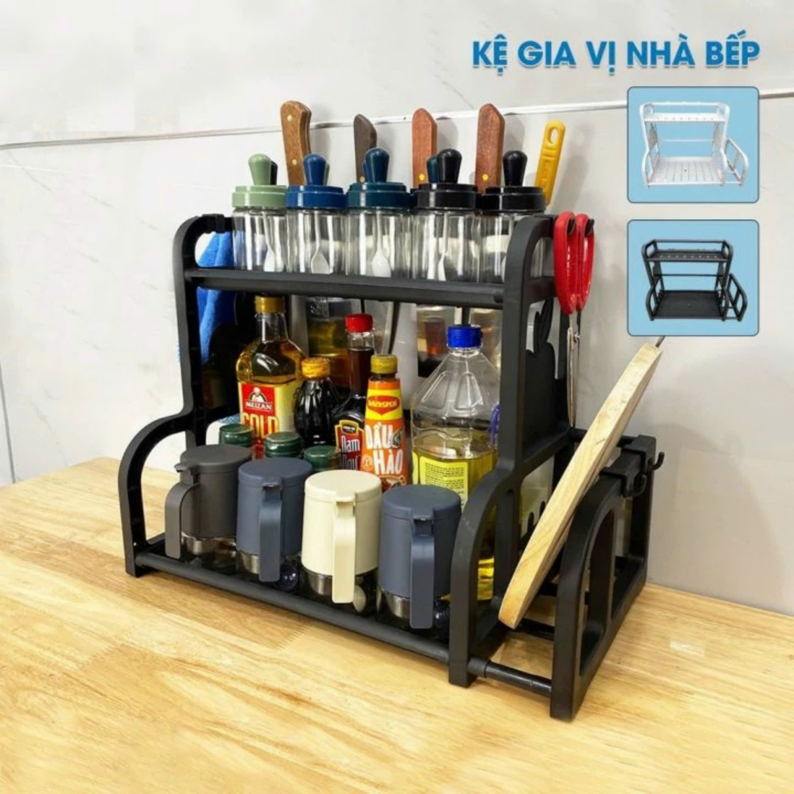 Kệ Đựng Gia Vị Nhà Bếp Chữ B