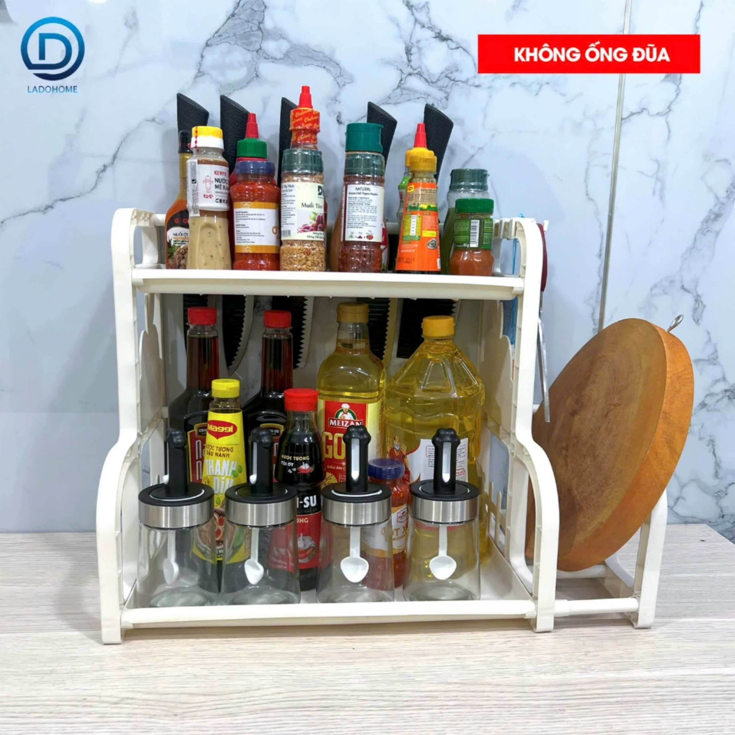 Kệ Đựng Gia Vị Nhà Bếp Chữ B