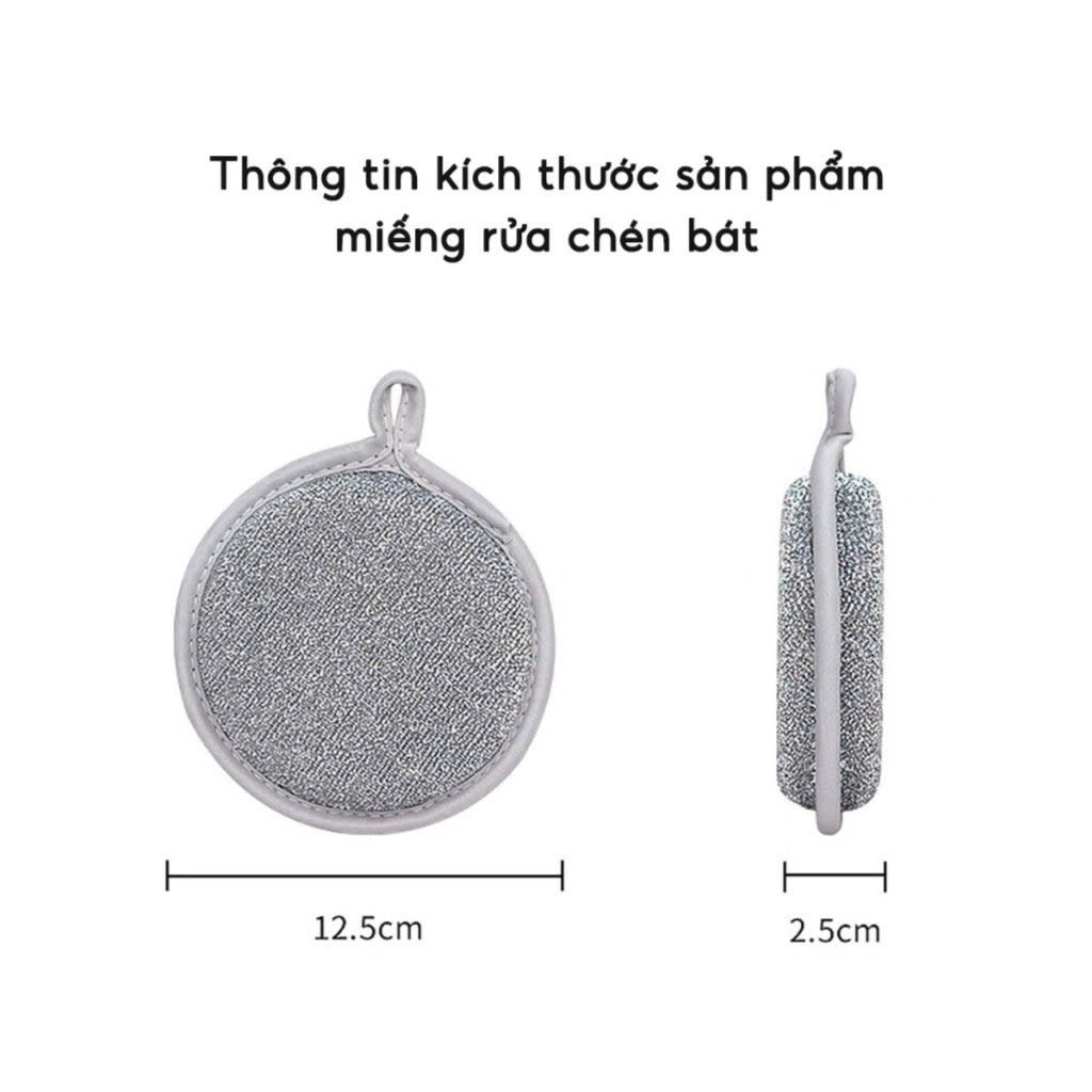 SET 5 Miếng Bọt Biển Rửa Chén Bát