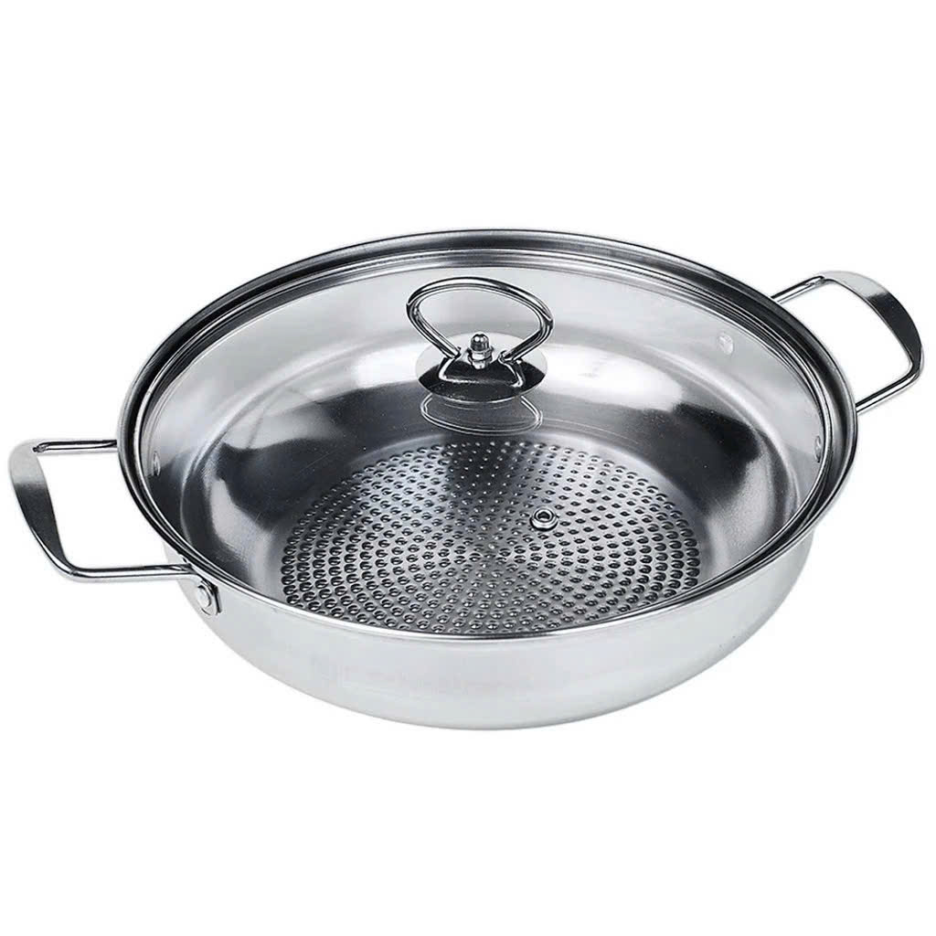 NỒI INOX 28CM NẮP KÍNH