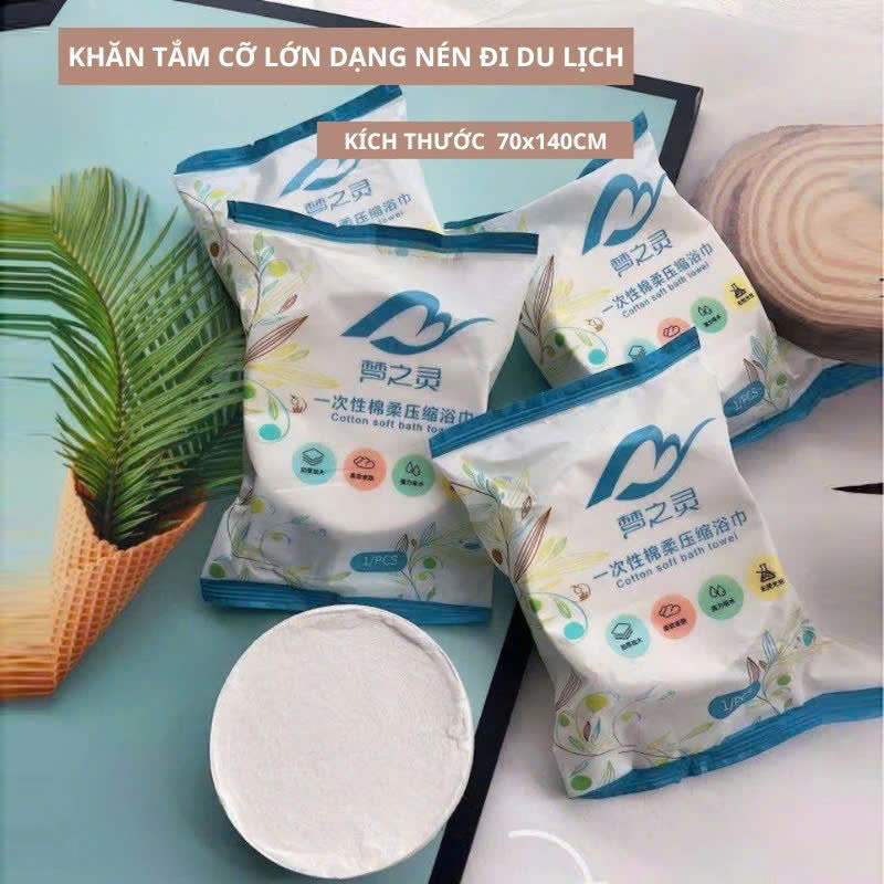 Khăn Tắm Nén Du Lịch