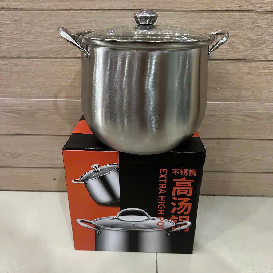 Nồi Luộc Gà Nắp Kính Veri 24cm