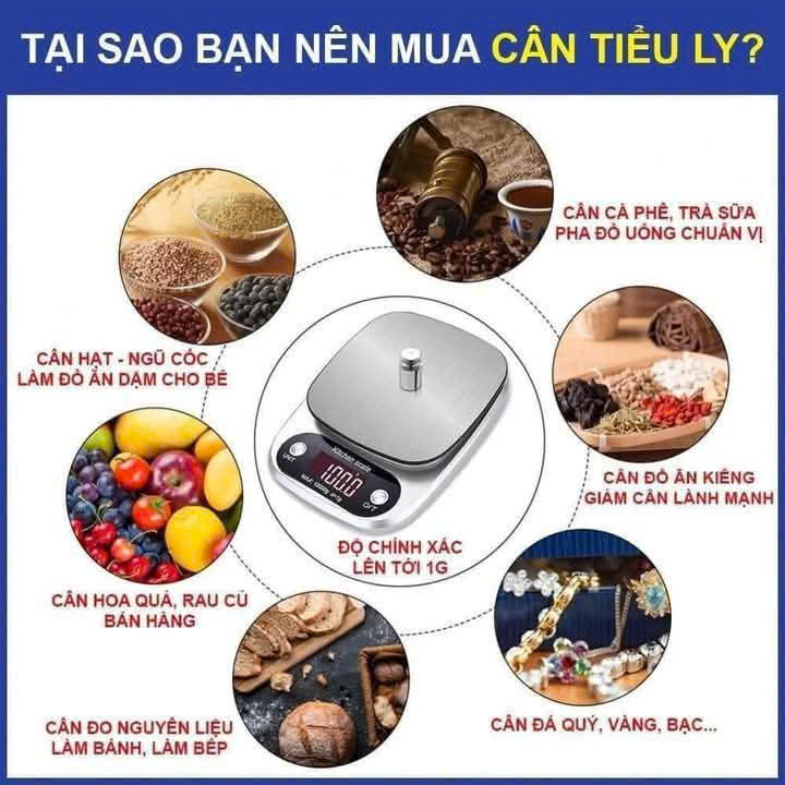 Cân tiểu ly , Cân Nhà Bếp, Cân Thực Phẩm