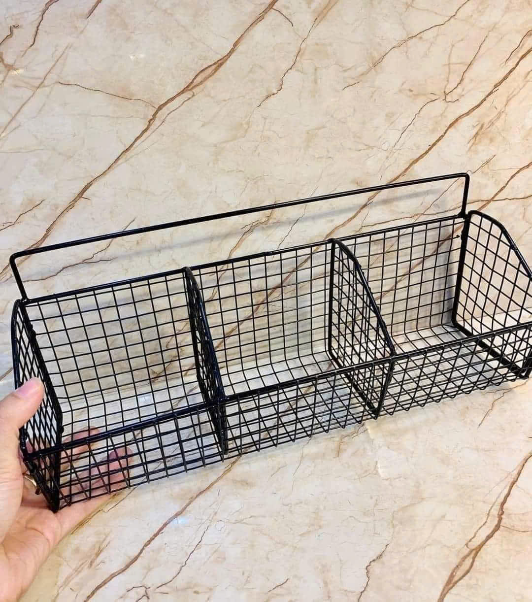KỆ LƯỚI SẮT 3 NGĂN ĐỰNG GIA VỊ , NHÀ TẮM