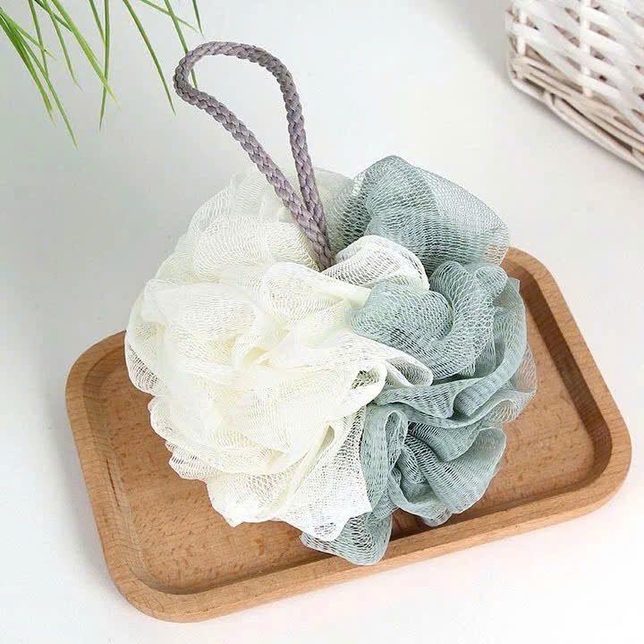 BÔNG TẮM TRÒN CAO CẤP 2 MÀU