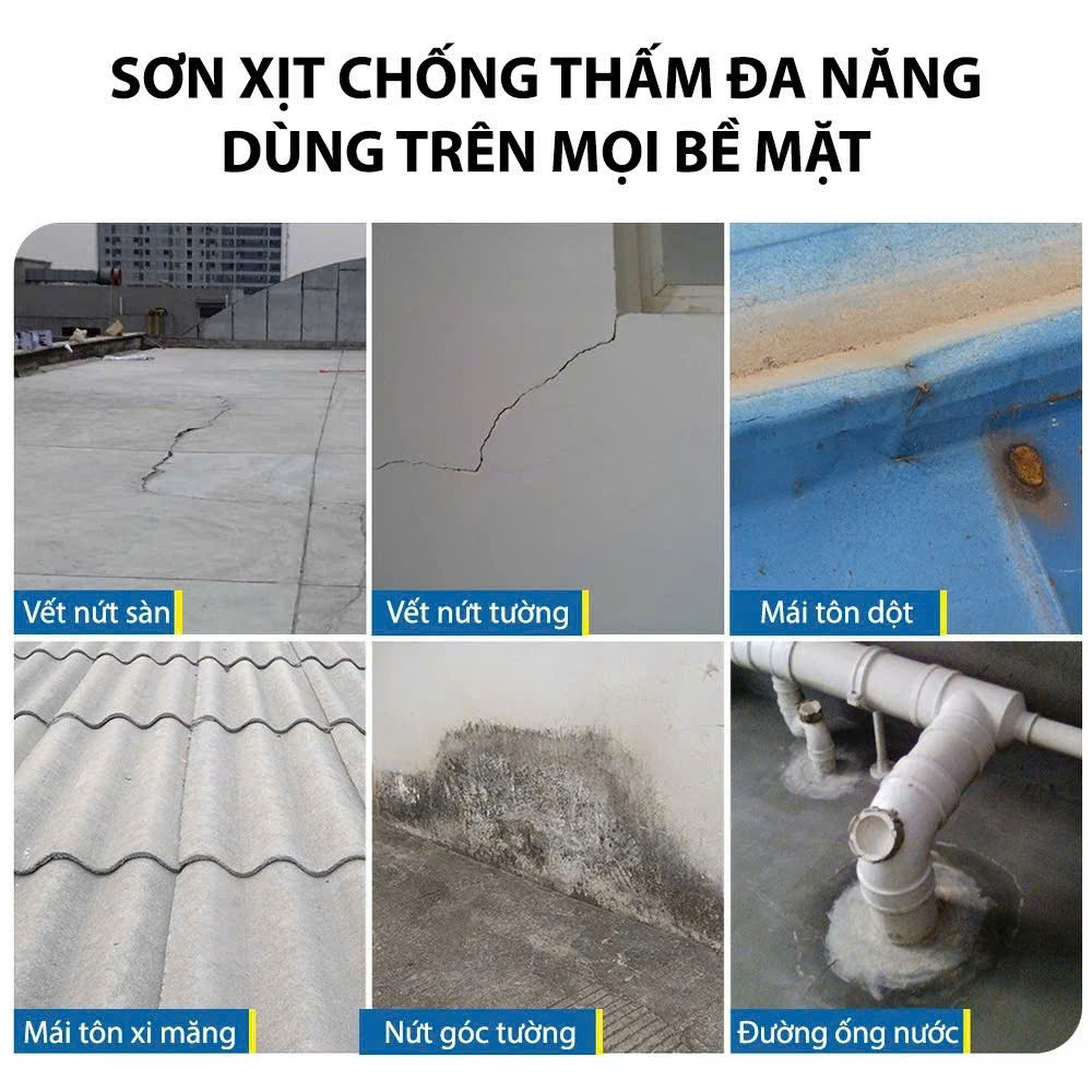 XỊT NANO CHỐNG THẤM HIỆU QUẢ 100%