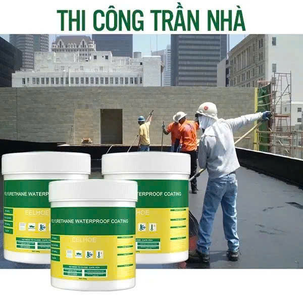 Keo Chống Thấm Trong Suốt Kèm Cọ