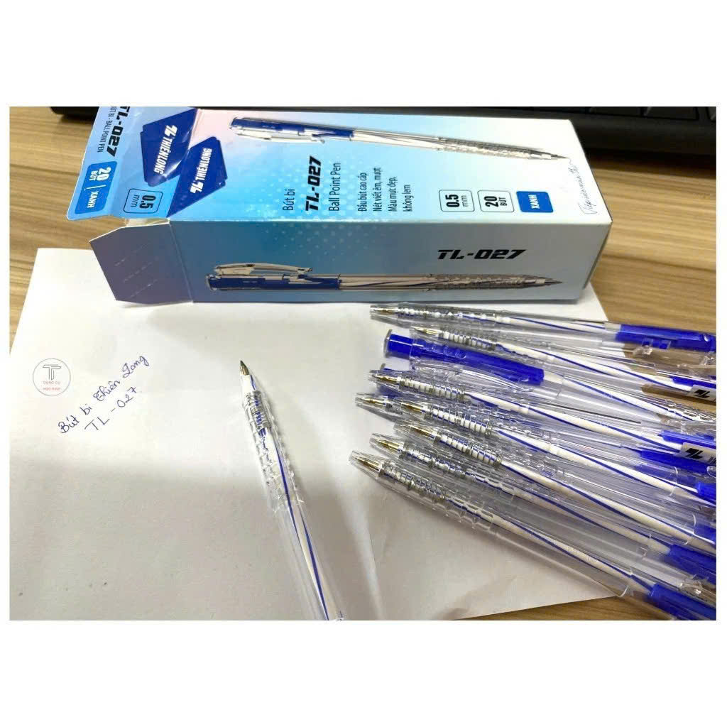 Hộp 20 Bút Bi Xanh Thiên Long
