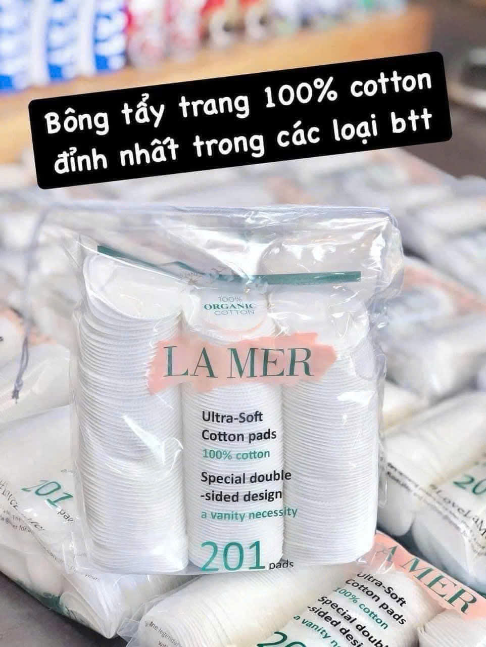 Bông Tẩy Trang Lamer 201 Miếng