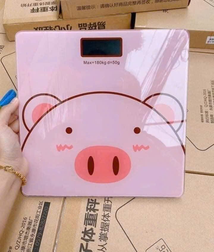 Cân điện tử hình heo siêu hot mẫu mới