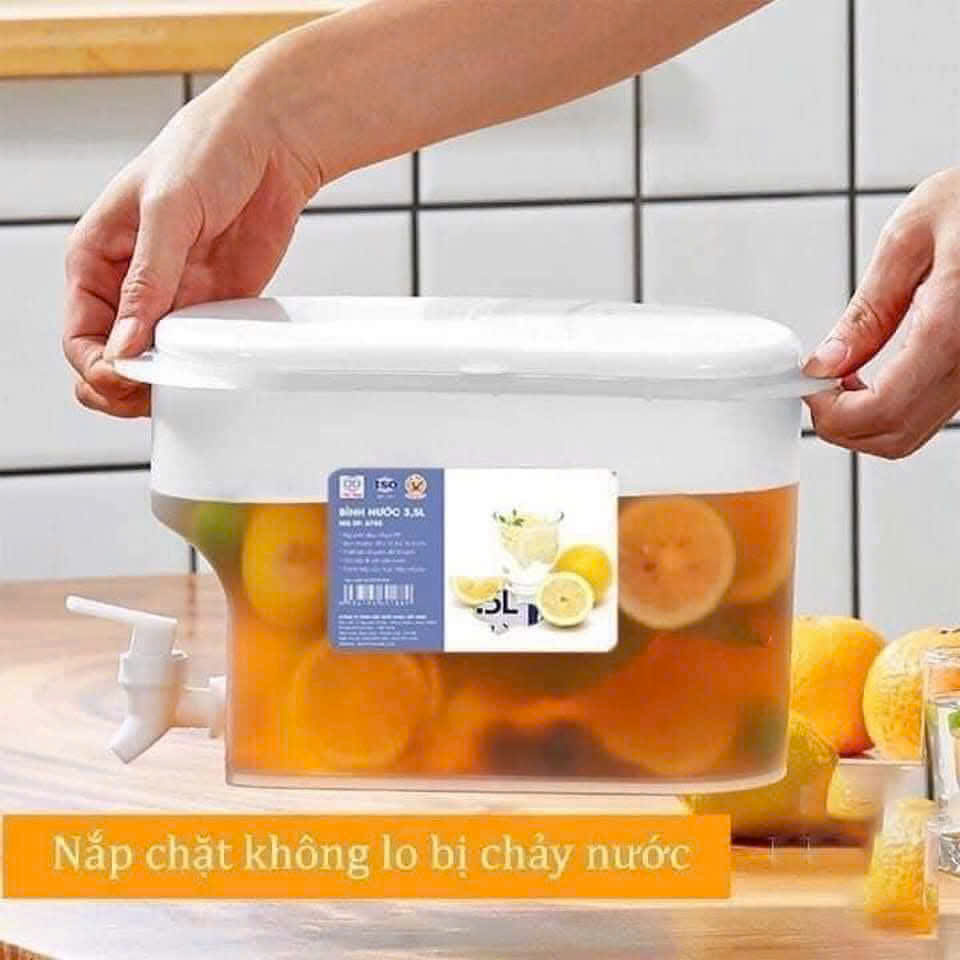 BÌNH NƯỚC 3,5L VIỆT NHẬT CÓ VÒI TIỆN LỢI