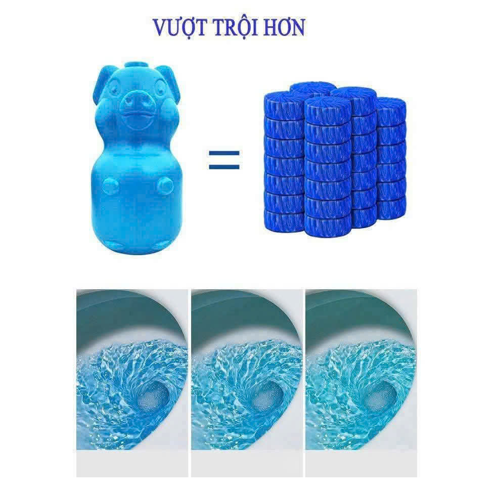 Heo thả bồn cầu
